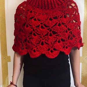 NEW , All in Red worsted morn OS